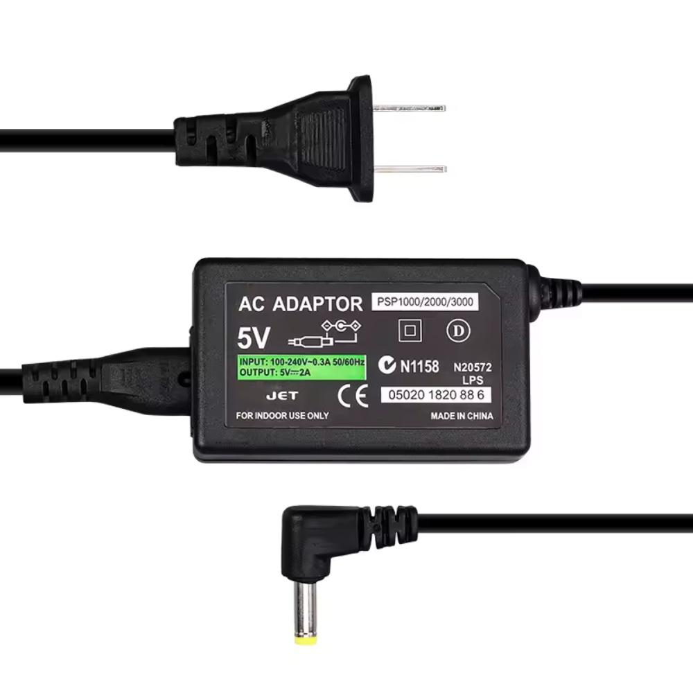 EU US Plug AC Charger Adapter for PSP Charger Power Supply Cord Compatible with Sony PlayStation PSP 1000 2000 3000 Series