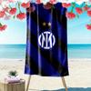 Inter Mailand Wappen Display Strandtuch Outdoor Camping weich Saugfähiges Badetuch schnelltrocknendes Handtuch zum Schwimmen Outdoor Pooltuch Druck Strandtuch