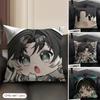Jianxin Cute Wuthering Waves Cushion Cover Natural Linen Organic Fabric Double-Sided Printing Sofa Home Decor Gift Pillow Case