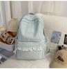 Schoolbag New Korean Version High Value Japanese Girl Backpack Lace Lace Large Capacity Schoolbag Cute Student Backpack