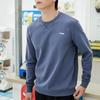 Li Ning Plain Logo Fleece Thick Long Sleeve Sweatshirt Unisex Sweatshirt Firestone-Blue AWDTC25-1