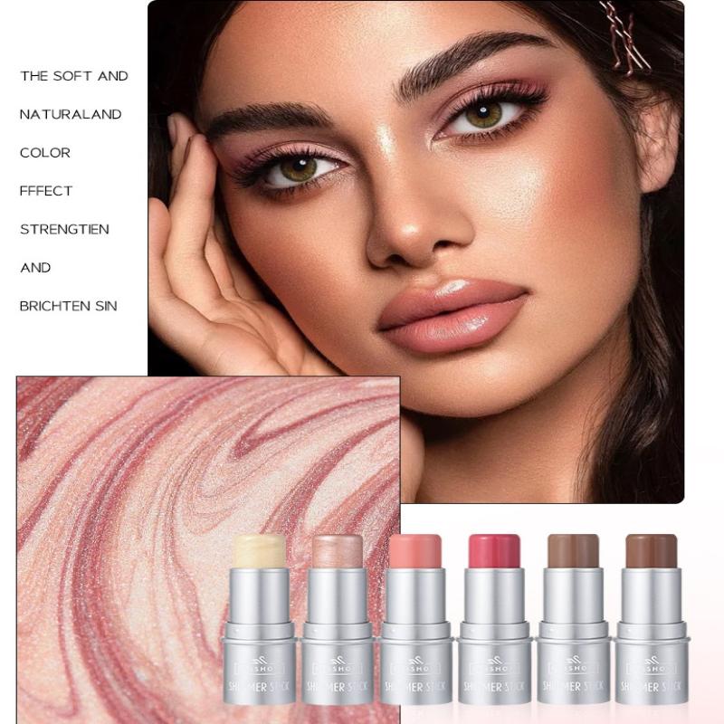 Dimshow Face Contouring Bronzer Stick Multifunctional Highlighter Blush Brightening Sculpt Facial Outline Shadow Cosmetic