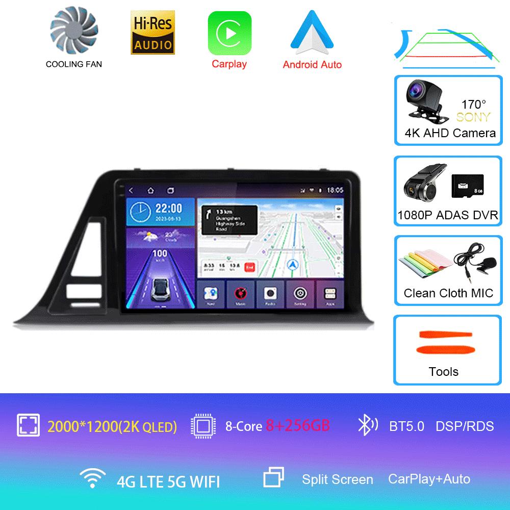 For Toyota C-HR CHR 2016-2020 Car Radio Android 14 Carplay Auto Screen Multimedia Player Right Hand Driver Stereo 2din Head Unit