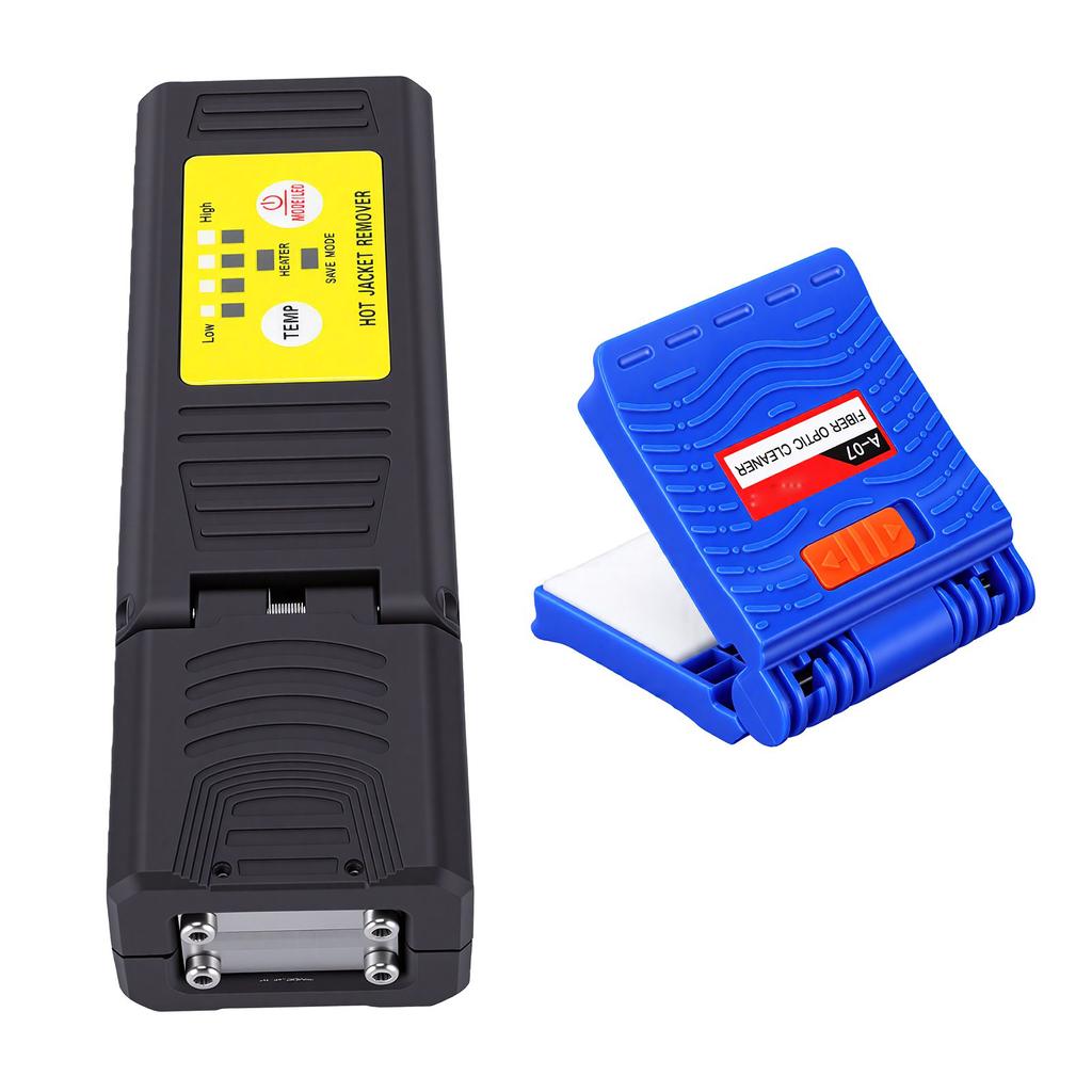 Fiber Optic Thermal Stripper and Cleaning Clip Auto Heating Stripping Tool for 1 48 Cores Bare Ribbon Bundle Fibers 2