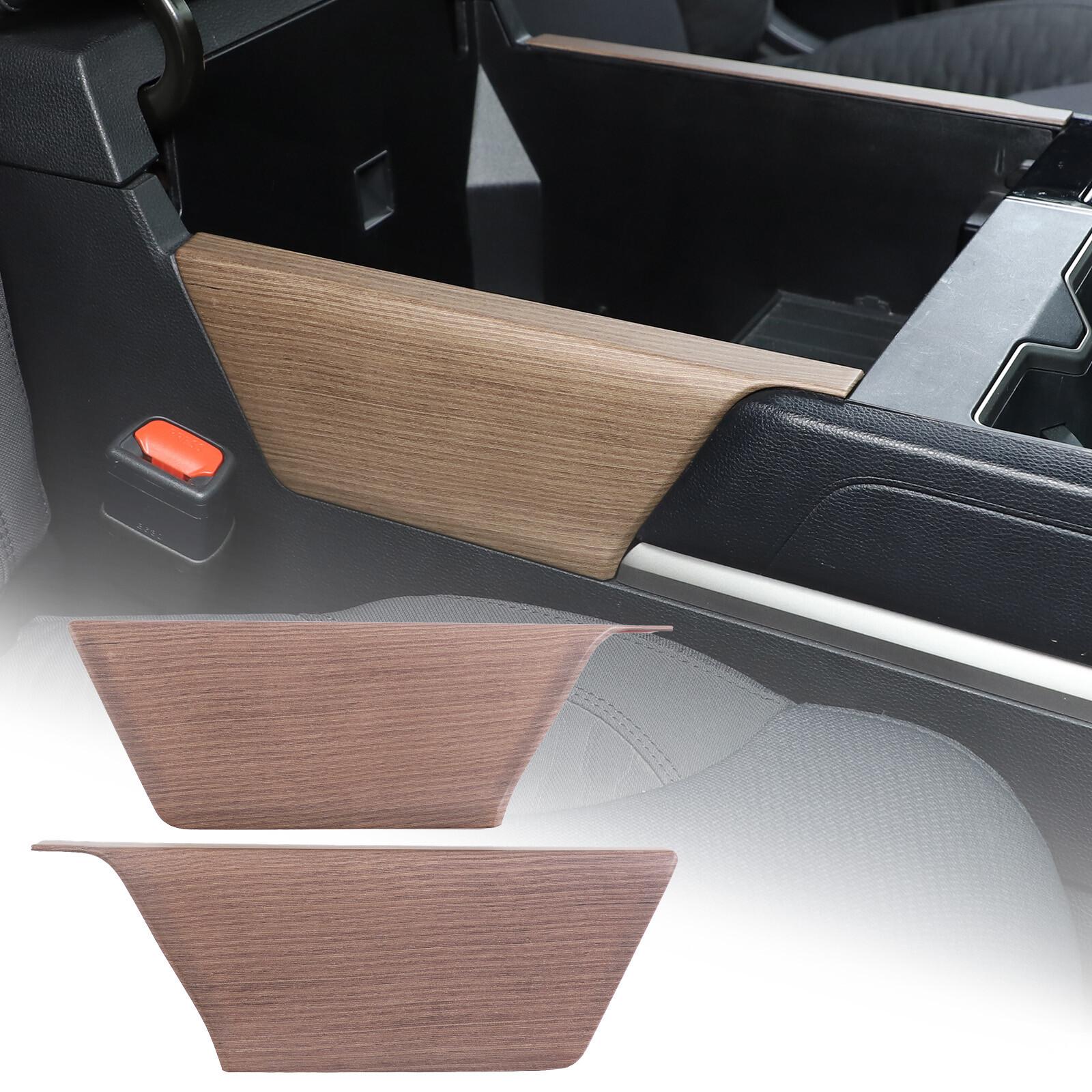Peach Grain ABS Center Armrest Box Side Trim Cover For Toyota Tundra 22-24