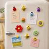 10pcs Colorful Refrigerator Magnet Oval Shape Insect Refrigerator Sticker  Home Decor