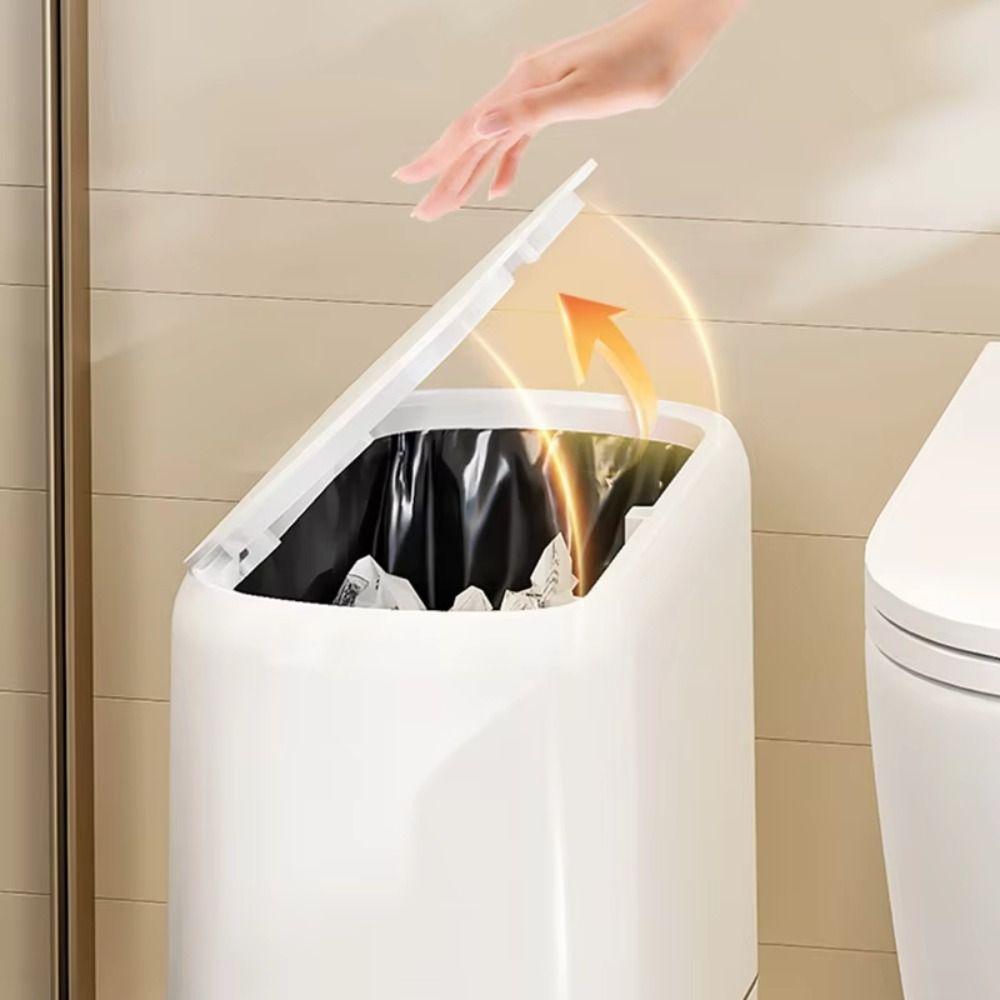 Storage Bucket Waterproof Bin Thickened Desktop Garbage Bin Dustbin Trash Can  Home