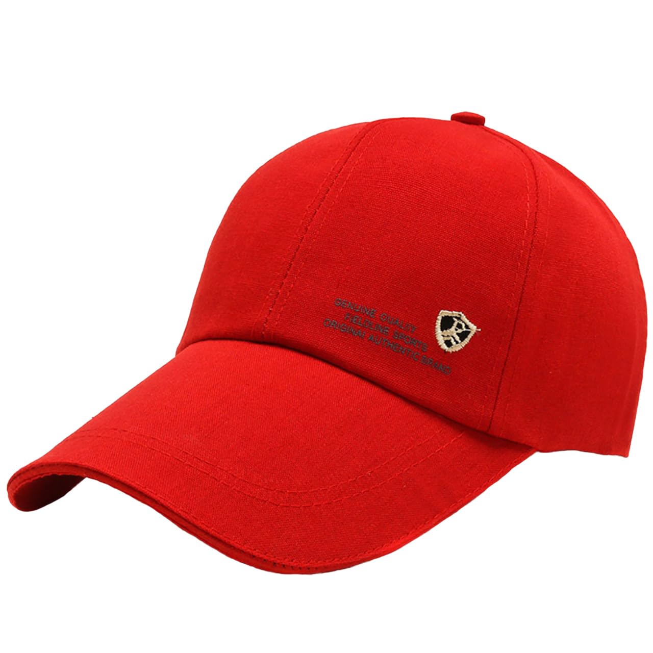

CZA200 [White Fang] Hat, Cap, Sunshade, Casual, Sports, Outdoor, Simple, Men s, Women s, (Red)