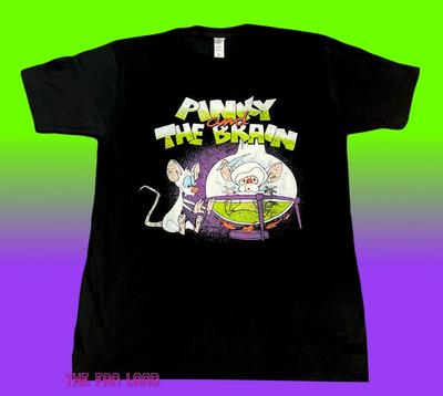 New Pinky & The Brain Men's 1995 Warner Brothers Vintage Classic Retro Unisex T-Shirt