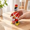 Marching Drummer Tin Wind-up Toy Vintage Tinplate Clockwork Handmade
