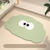 Cartoon Bathroom Absorbent Floor Mat, Diatomaceous Earth Anti Slip Foot Mat At the Entrance of the Bathroom, Toilet Floor Mat