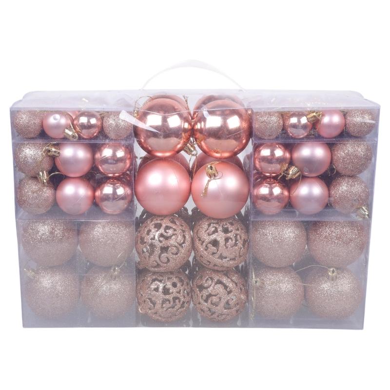 Colorful Christmas Ball Ornament 100pcs/box Christmas Holiday Festival Home