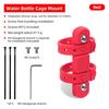 Bicycle Water Kettle Mount Adaptor Silicone Bandage Bottle Cage Holder Strap Bike Seatpost Fork Frame Install Cycling Accessory