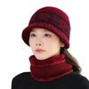 Hat Female Warm Wool Hat Ji Foreign Style Old Man Mom Grandma Old Woman Basin Hat