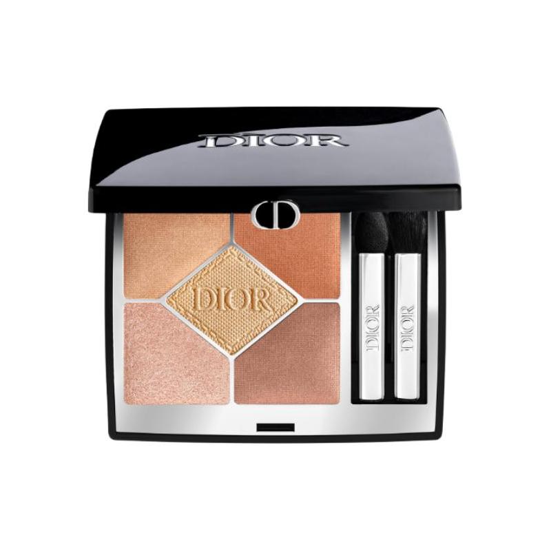 DIOR Eye Makeup stunning five-color shadow palette, silky and delicate, easy to color, fine shimmer, long-lasting matte modification, #423 Amber gold золотой