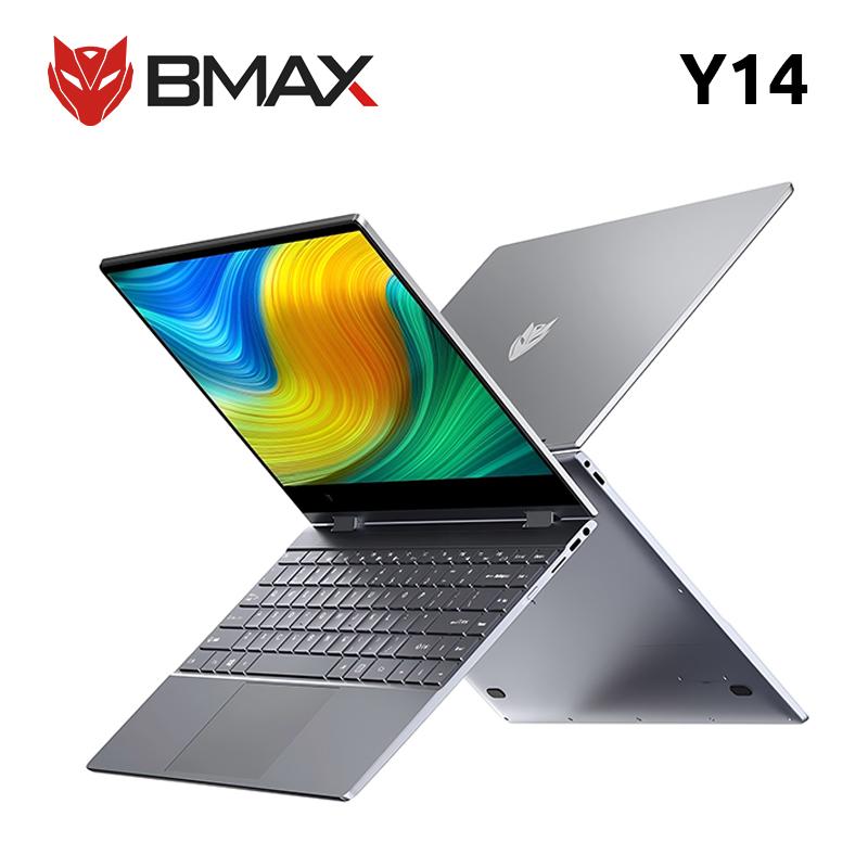BMAX Y14 16GB DDR5 RAM 512GB SSD Intel N100 4 Cores 1920x1080 14 Inch 360° Convertible Intel UHD Graphics For Windows 11 Laptop, Easy To Expand