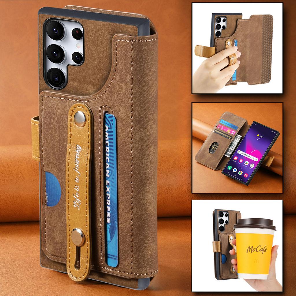 Ultimate Shockproof Wallet Case for Samsung A13/A14/A15/A17...S21/S22/S23...| Card Holder + Stand + RFID Protection