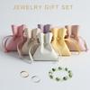 Multifuntional Jewelry Display Bag Square Box and Soft Leather Pouches Leather Texture Suitable for Gifting and Storage