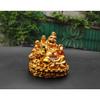 Laughing Buddha with 5 Children Idol Statue Showpiece Happiness and Money Wealth Sitting Idol for Home Decor Living Room