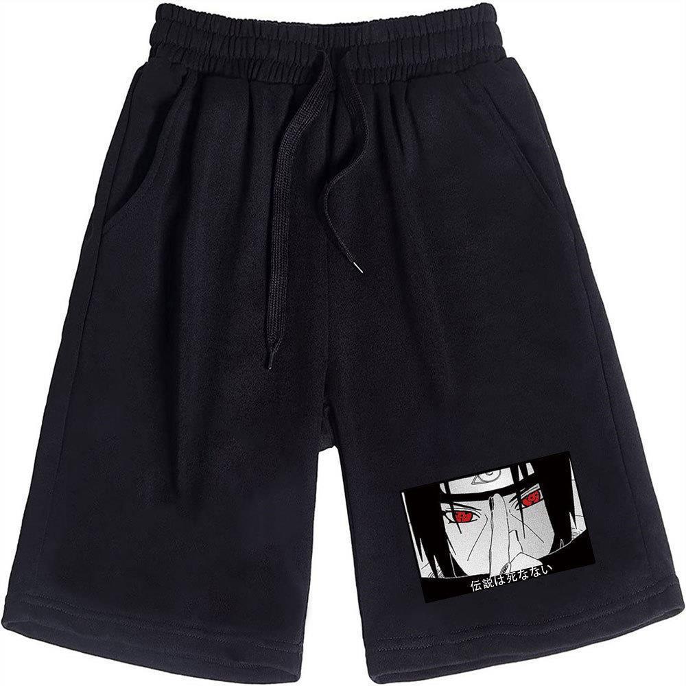 Summer Casual Shorts, Men's and Women's Loose Micro-elastic Printed Sports Five-point Pants
