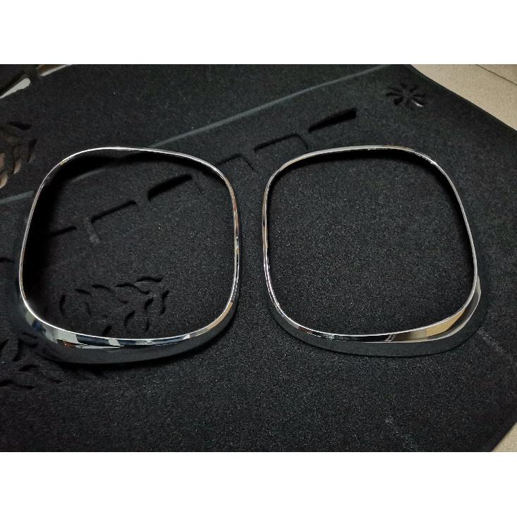 Stainless Steel Car Chrome Rear Tail Fog Llights Lamp Cover for Renault  Dacia Duster 2018-