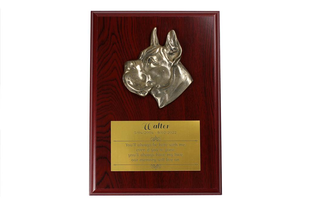 Great Dane II – Bas-relief of a dog, small decoration | Art-Dog
