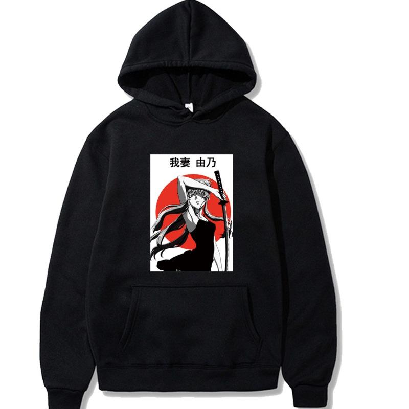 Autumn Future Diary Yuno Anime Characters Men's Hoodie Sweatshirt Men Womnen Fashion Brand Design Pullover Men's Hoodies
