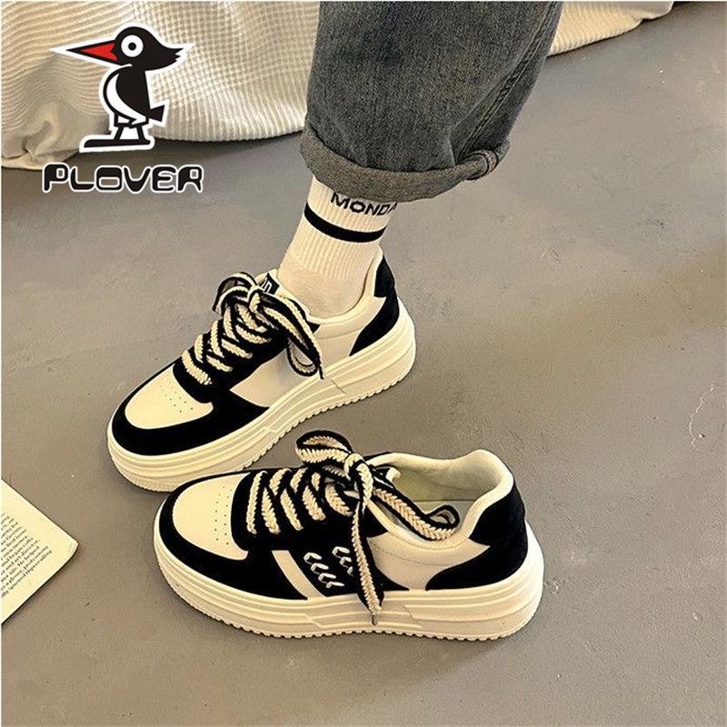 thick-soled muffin women's shoes casual versatile sports board shoes heightening white shoes