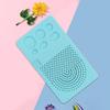 1 Set of Derivative Paper Winding Disc 20 Roots Needle Plate   Grid Tool(Blue)