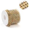 SS6 - SS16 Glitter Sew - On Rhinestone Cup Chain Crystal Cup Chain Rhinestone Trimming for Decoration
