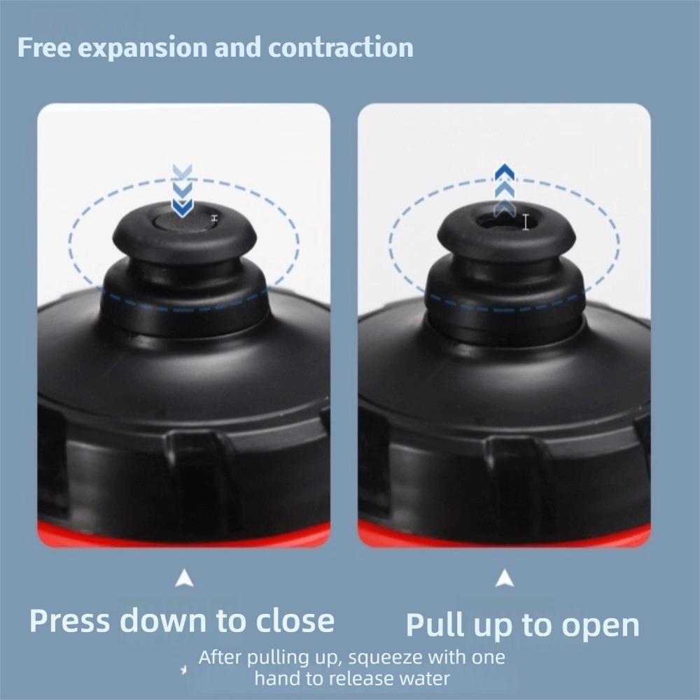 610ML Bike Water Bottle Nozzle Squeeze Fitness Water Bottle PP5 Leak-Proof Cycling Water Bottle for Mountain and Road Bikes
