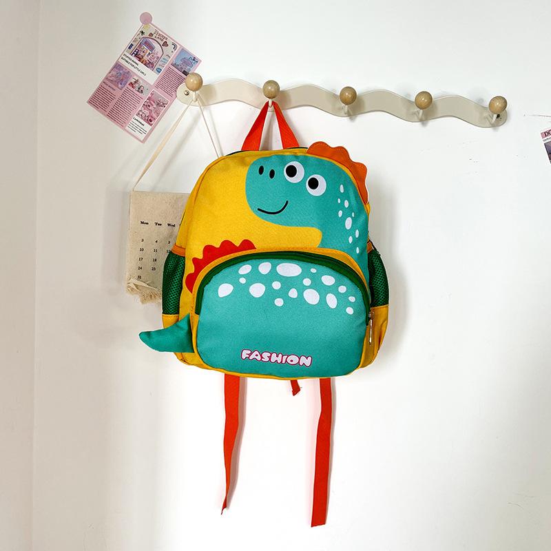 Anti-Lost Children'S Schoolbag Cartoon Dinosaur Kindergarten Children'S Lightweight Backpack Boys And Girls Travel Bag