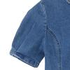 LAP Puff Sleeve Slim Mini Denim Dress Ar2Do560