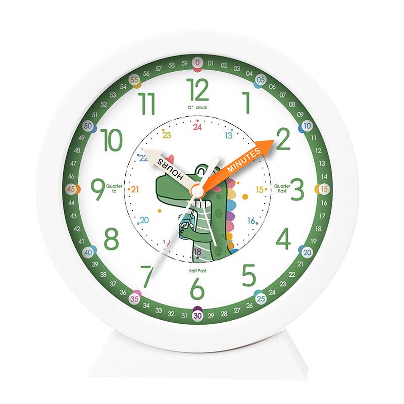 

Student Wake-Up Clock for Kids: Silent Cartoon Alarm for Early Learning 16.5*15.5*4.3 cm