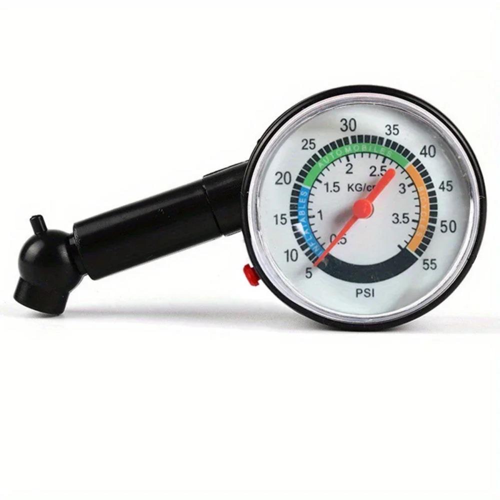 Car Tire Pressure Gauge High Precision Analog Pointer Tyre Inflation Deflation Meter Auto PSI Bar Tester Tool Universal Vehicle