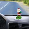 Car Dashboard Ornaments Collectible Automotive Interior Santa Figure Car Dashboard Ornaments Figure for Truck Sedan Pickup