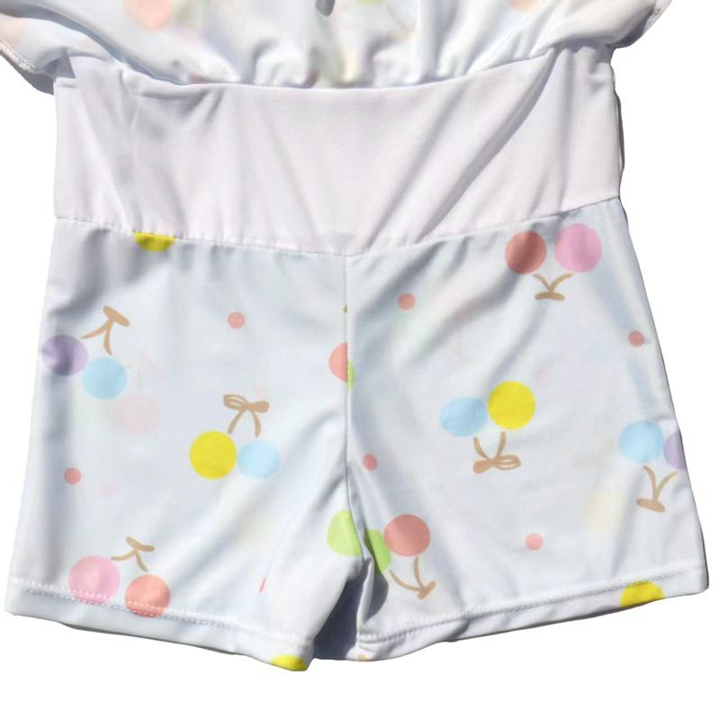 Stylish One-Piece Skirt Swimsuit for Girls Aged 8-12
