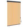 Outdoor Blind - Maison Exclusive - 120 X 250 Cm - White and Orange - UV-resistant - Manual