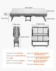 Rollaway Bed Folding Bed with 5 In Foam Mattress for Adults and Guest