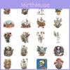Express Your Style Stick 50 Cartoon Art Skull Decals To Your Guitar Notebook Or Luggage