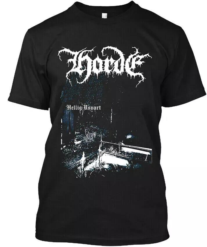 

Horde Hellig Usvart Australian Black Metal Band Music T-Shirt S-5XL Best Gift Unisex T-Shirt L
