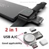 Magnetisches kabelloses Ladegerät Tragbar USB Typ-C Anschluss Uhrenladung für Apple Watch 9 8 7 6 SE 5 4 3 2 Schnellladestation
