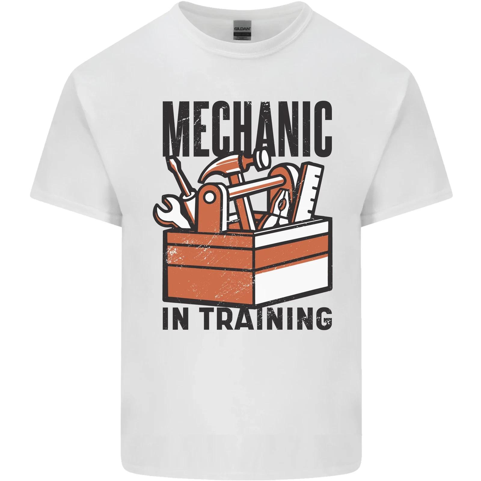Mechanic in Training Funny Kids T-Shirt Childrens M