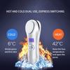 Ultrasonic Vibration Beauty Machine Cold Hot Massage Therapy Facial Massage Face Lift Cosmetic Instrument Skin Firming