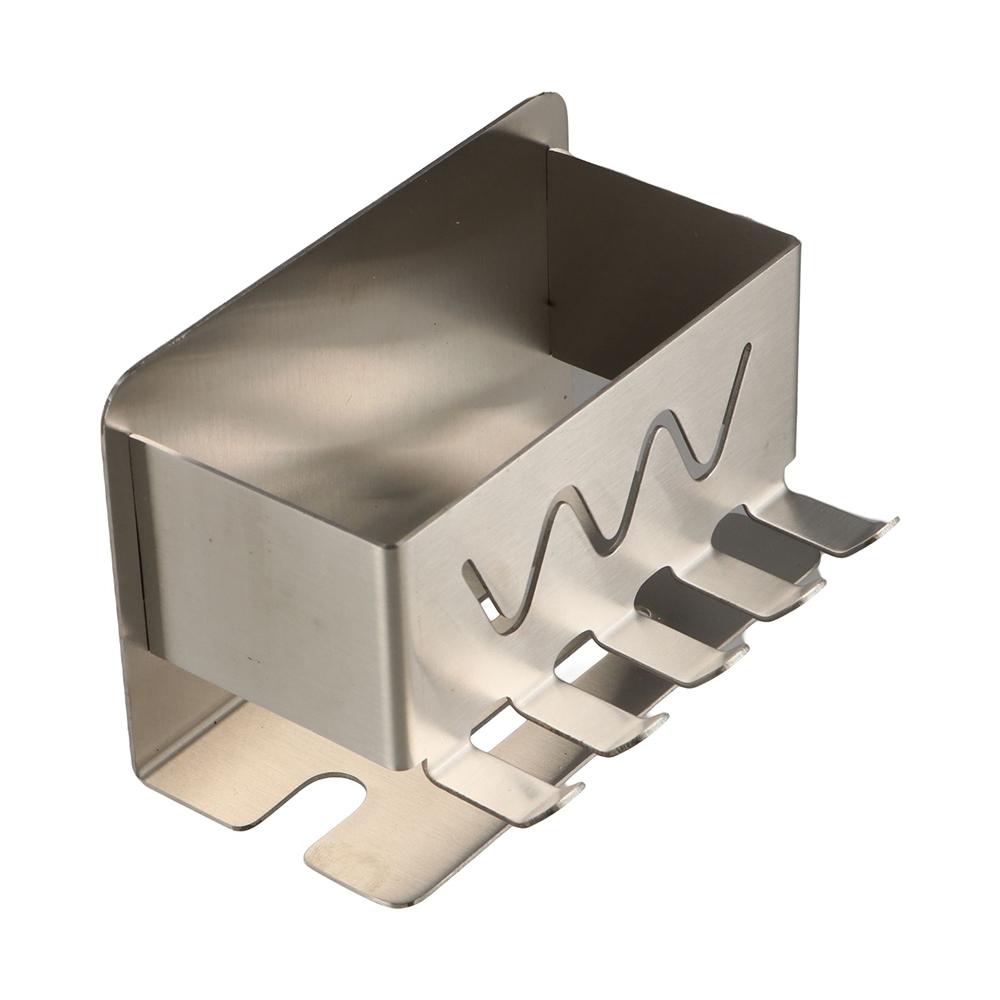 No-Punch Stainless Steel Toothbrush Holder Multi-slot Toothpaste Holder  Bathroom