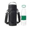 Oxford Cloth Crossbody Cooler Bag Adjustable Shoulder Strap Water Cup Protect  Outdoor