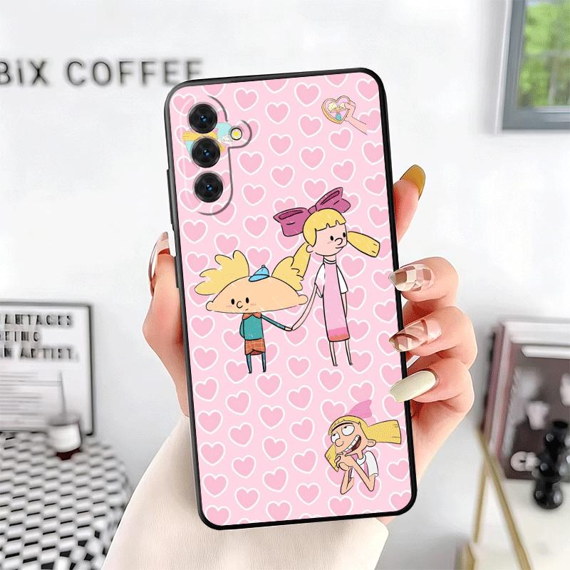 Cartoon Hey Arnold Helga Weiche Handyhülle für Samsung A17 A37 A57 A16 A26 A36 A56 A15 A25 A35 A55 A14 A24 A34 A54 A13 A23 A33 A53