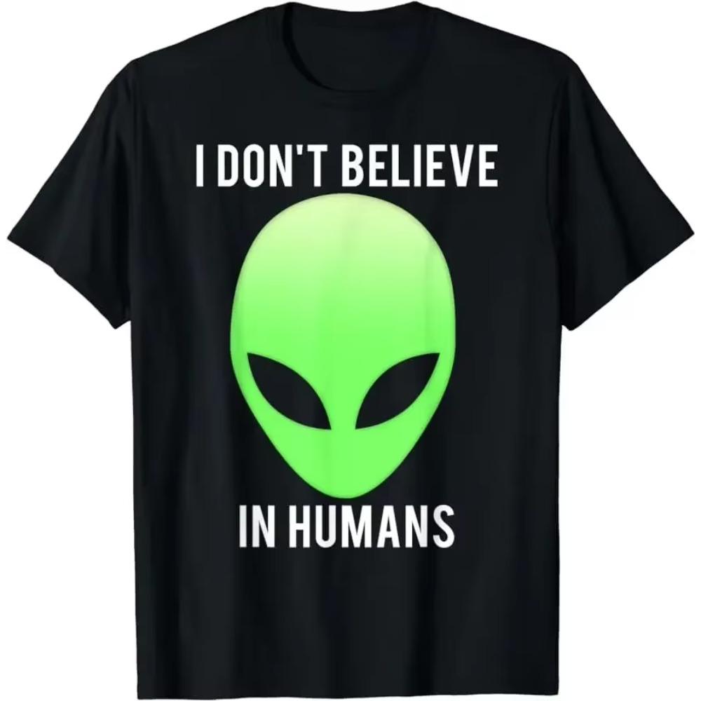 Cute Alien I Come In Peace Space Rave EDM Music Alien T-Shirt Graphic Tee Fashion Short Sleeve Novelty Unisex Short-sleev
