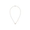 Hermes Mini Pop H Pendant Candy Pink Necklace Women Necklace Gold Rose-Gold H147992FO85