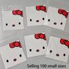 100Pcs Plastic Printed Storage Bag Hello Kitty Kawaii Cute Pochacco Sealed Bag Note Packaging Cartoon Self-Adhesive Gift Bag